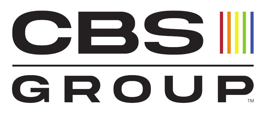 CBS Group logo, original brand guideline design by Q ART